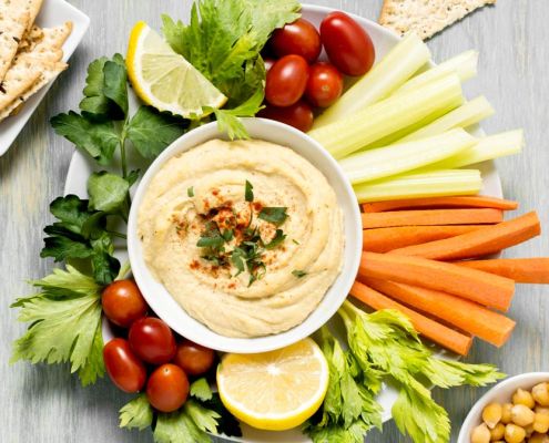 picoteo de verduras