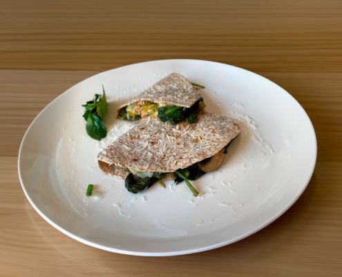 Crepes de espinacas