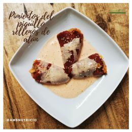 Receta de pimientos del piquillo rellenos de atún