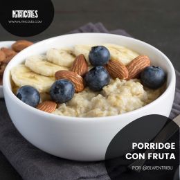 porridge con fruta