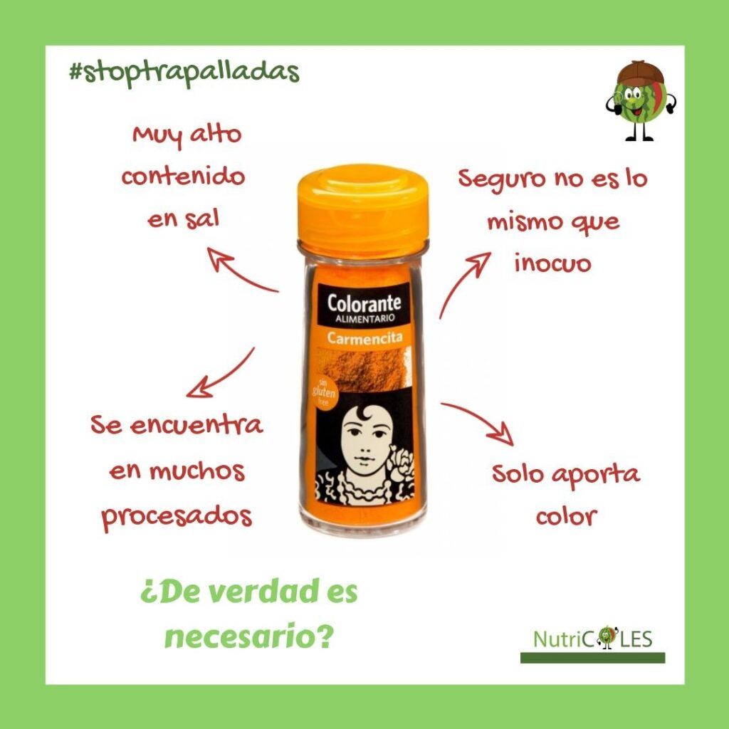 colorante alimentario: mejor no consumirlo