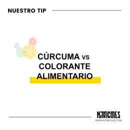 cúrcuma vs colorante alimentario