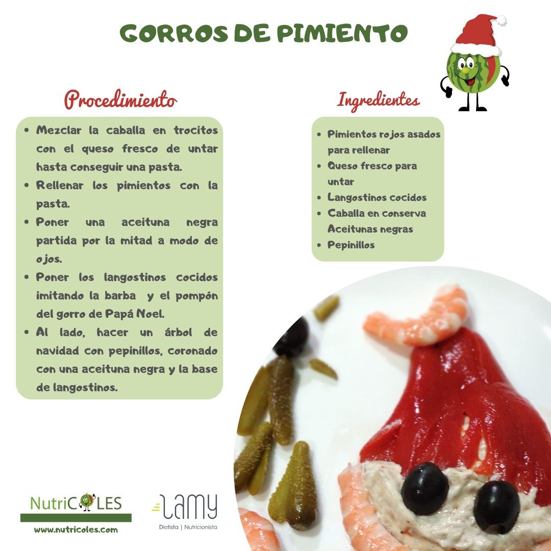 Gorros de pimiento