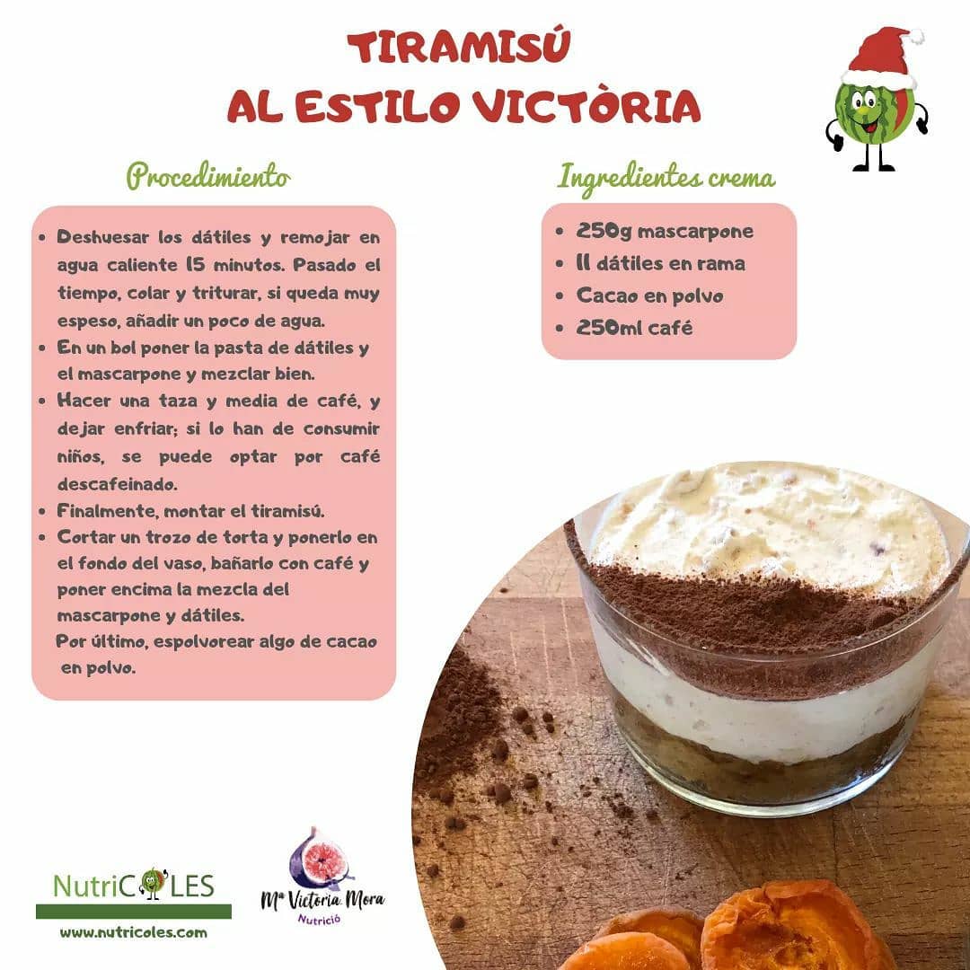 Tiramisú saludable