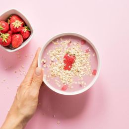 yogur cereales fruta