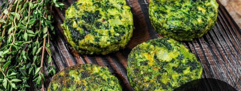 hamburguesas de brócoli y bonito