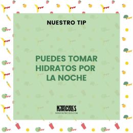 ¿tomar hidratos por la noche engorda?