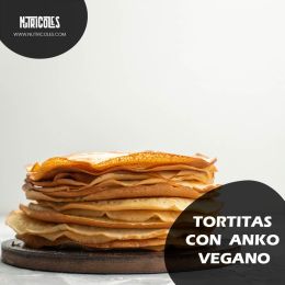 Tortitas con anko vegano