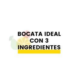 bocata ideal con 3 ingredientes
