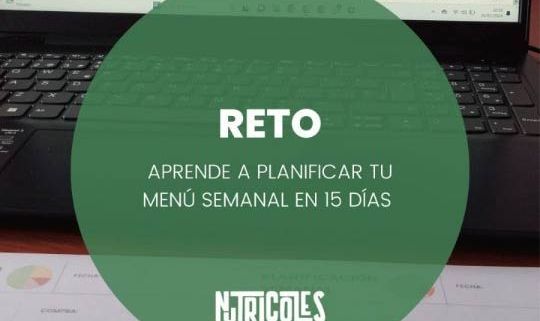 Reto: aprende a planificar tu menú saludable