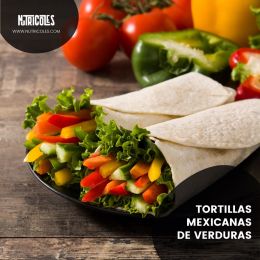 Tortillas mexicanas de verduras