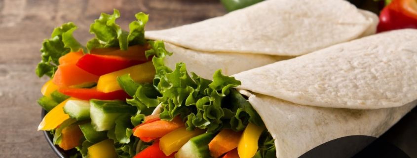 Tortillas mexicanas de verduras