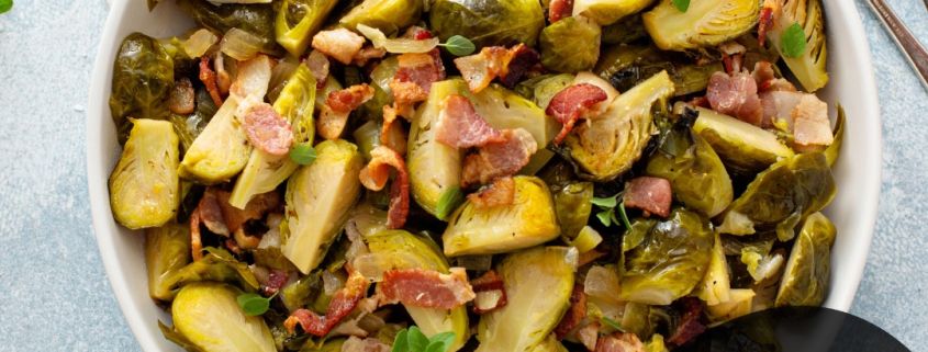 COLES DE BRUSELAS CON JAMÓN