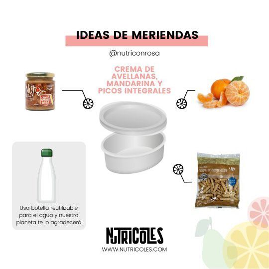 crema avellanas mandarinas picos