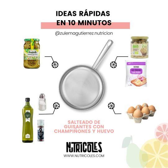 salteado de guisantes