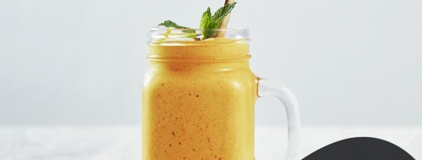 smoothie de coco mango pina