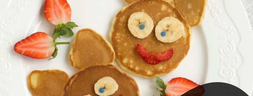 Tortitas de avena y plátano