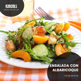 Ensalada con albaricoque