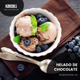 helado de chocolate