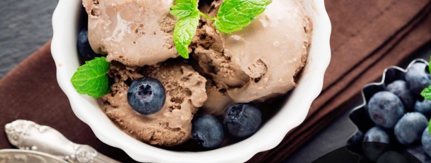 helado de chocolate