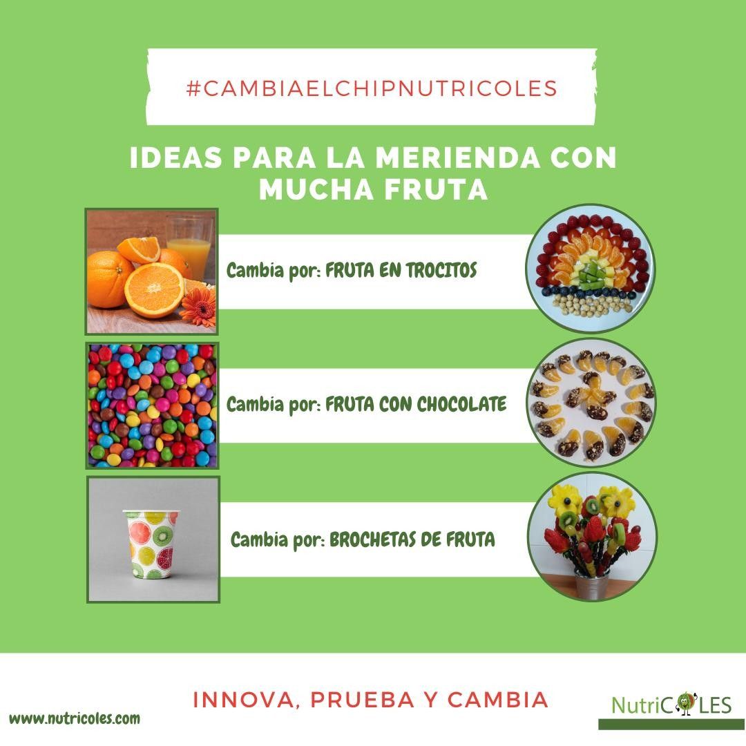 ideas de meriendas con fruta